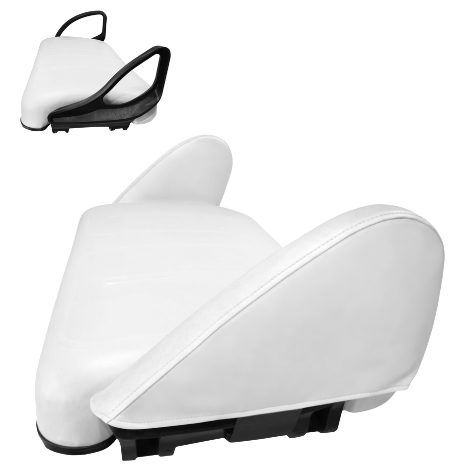 Cart Buddy® — E-Z-GO-TXT 2013 & Prior / Other 2014 & Prior - Standard Seat White/Oyster