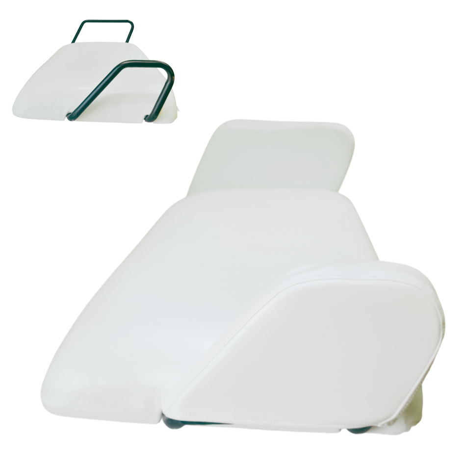 Cart Buddy® — Yamaha G-Series (with metal rail arm rests) - Standard Seat White