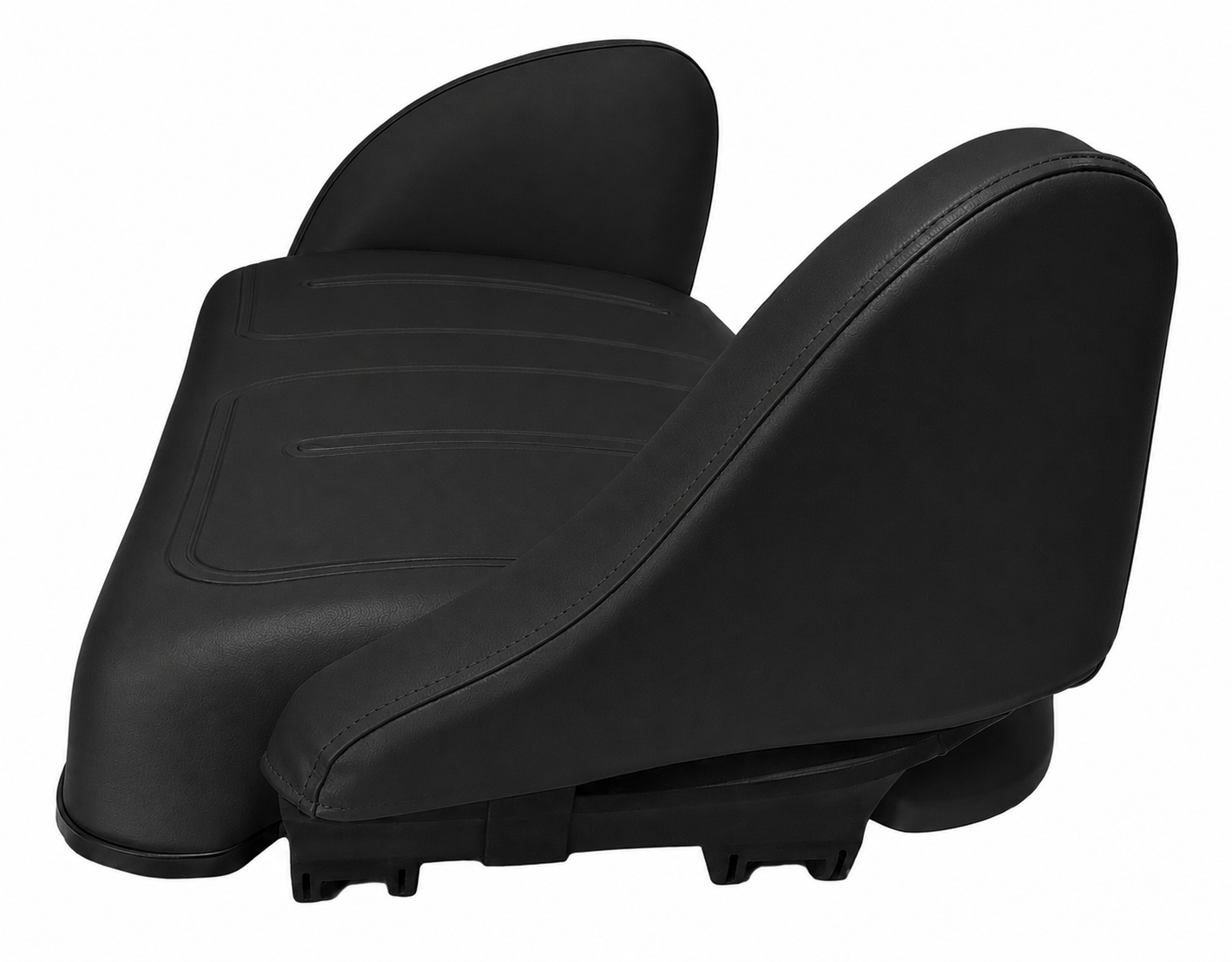Black Cart Buddy padded golf cart armrest covers